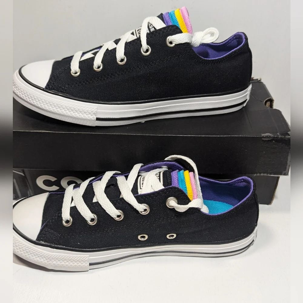 Converse Chuck Taylor All Star Multi-Tongue Low Sneaker Size 3.0
